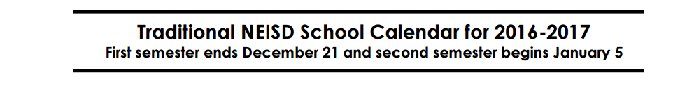 District School Academic Calendar for Academy Of Creative Ed