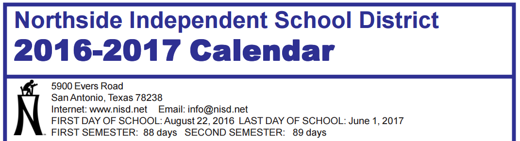 District School Academic Calendar for Brandeis High School