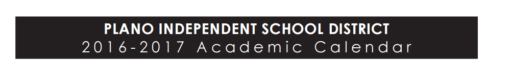 District School Academic Calendar for Head Start
