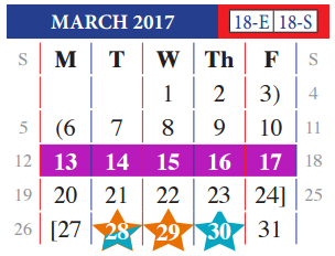 District School Academic Calendar for Newman Elementary for March 2017