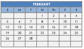 District School Academic Calendar for St Louis Catholic Sch for February 2017