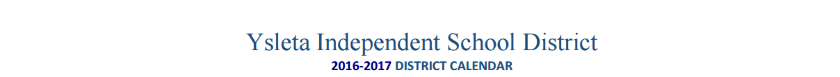 District School Academic Calendar for Desert View Middle School