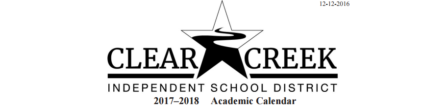 District School Academic Calendar for Space Center Intermediate