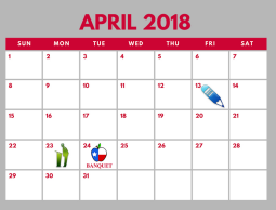 District School Academic Calendar for Coppell Middle East for April 2018