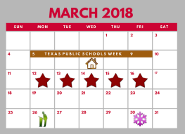 District School Academic Calendar for Compass Academy for March 2018