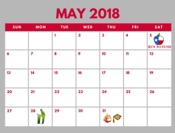 District School Academic Calendar for P A S S Learning Ctr for May 2018