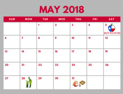 District School Academic Calendar for Coppell Middle West for May 2018