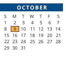 District School Academic Calendar for Sampson Elementary for October 2017