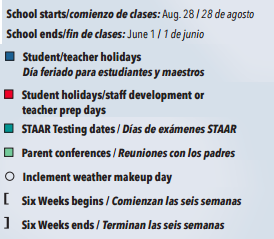 District School Academic Calendar Legend for Ascher Silberstein Elementary School