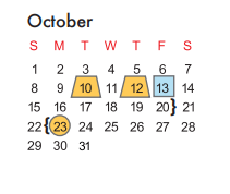 District School Academic Calendar for Bilhartz Jr Elementary for October 2017