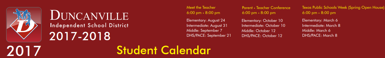 District School Academic Calendar for Byrd Middle School