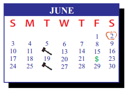 District School Academic Calendar for Dr Thomas Esparza Elementary for June 2018