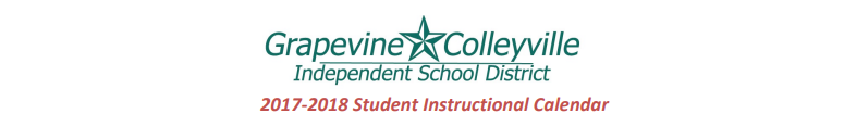 District School Academic Calendar for Grapevine Middle