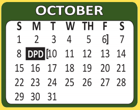 District School Academic Calendar for Harlandale Alternative Center Boot for October 2017
