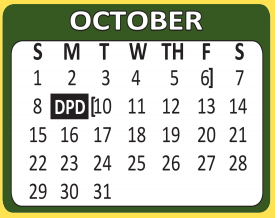 District School Academic Calendar for Fenley Transitional Middle School for October 2017