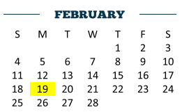 District School Academic Calendar for Austin Elementary for February 2018