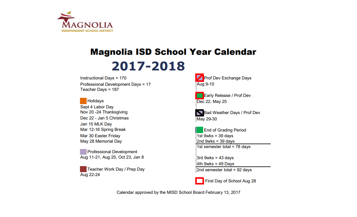 District School Academic Calendar Key for Willie E Williams Elementary