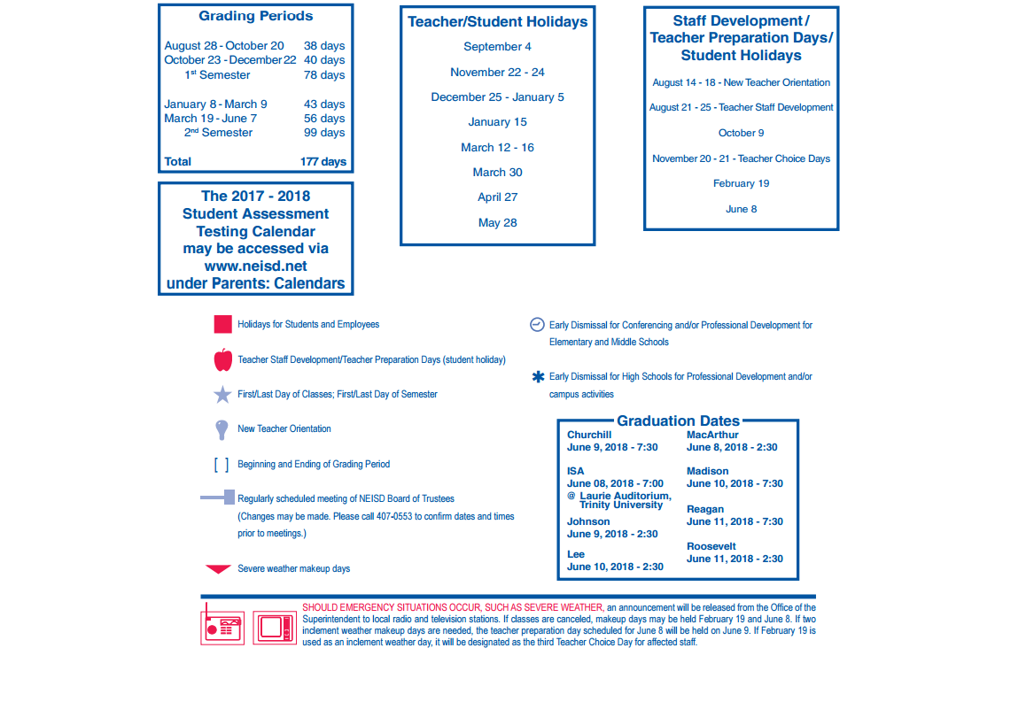 District School Academic Calendar Key for Frank Tejeda Middle School