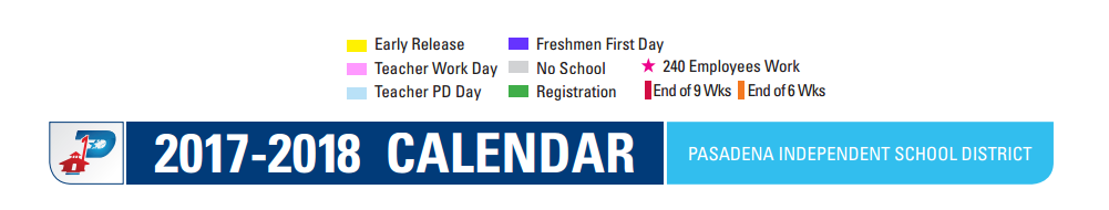 District School Academic Calendar Key for Laura Welch Bush Elementary