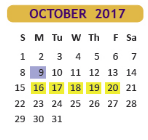 District School Academic Calendar for Downs Elementary for October 2017