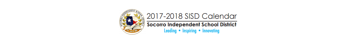 District School Academic Calendar for Socorro High School