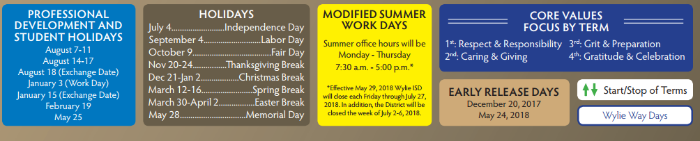 District School Academic Calendar Key for Harrison Intermediate School