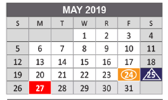 District School Academic Calendar for Bolin Elementary School for May 2019