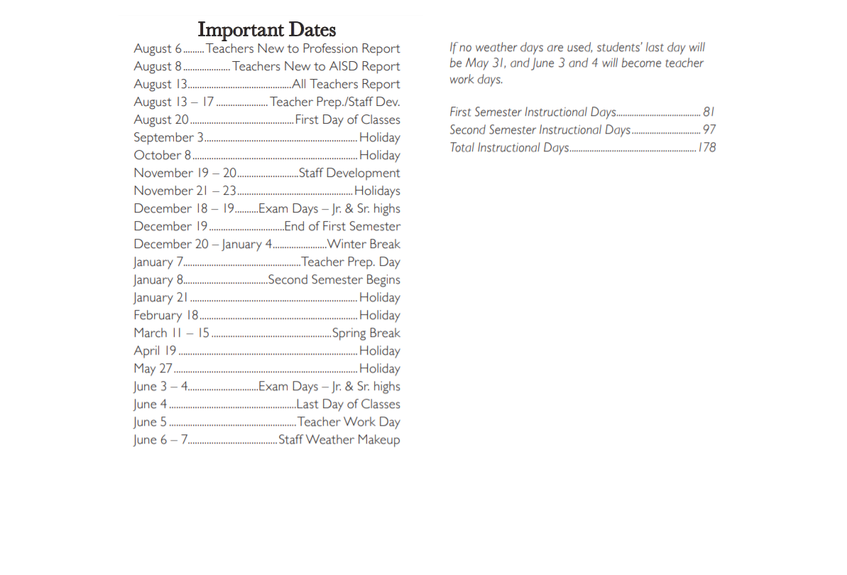 District School Academic Calendar Key for Duff Elementary