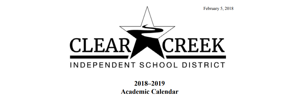 District School Academic Calendar for Space Center Intermediate