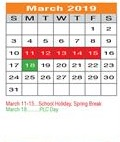 District School Academic Calendar for Houston Elementary for March 2019