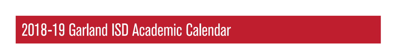 District School Academic Calendar for Memorial Preparatory Sch