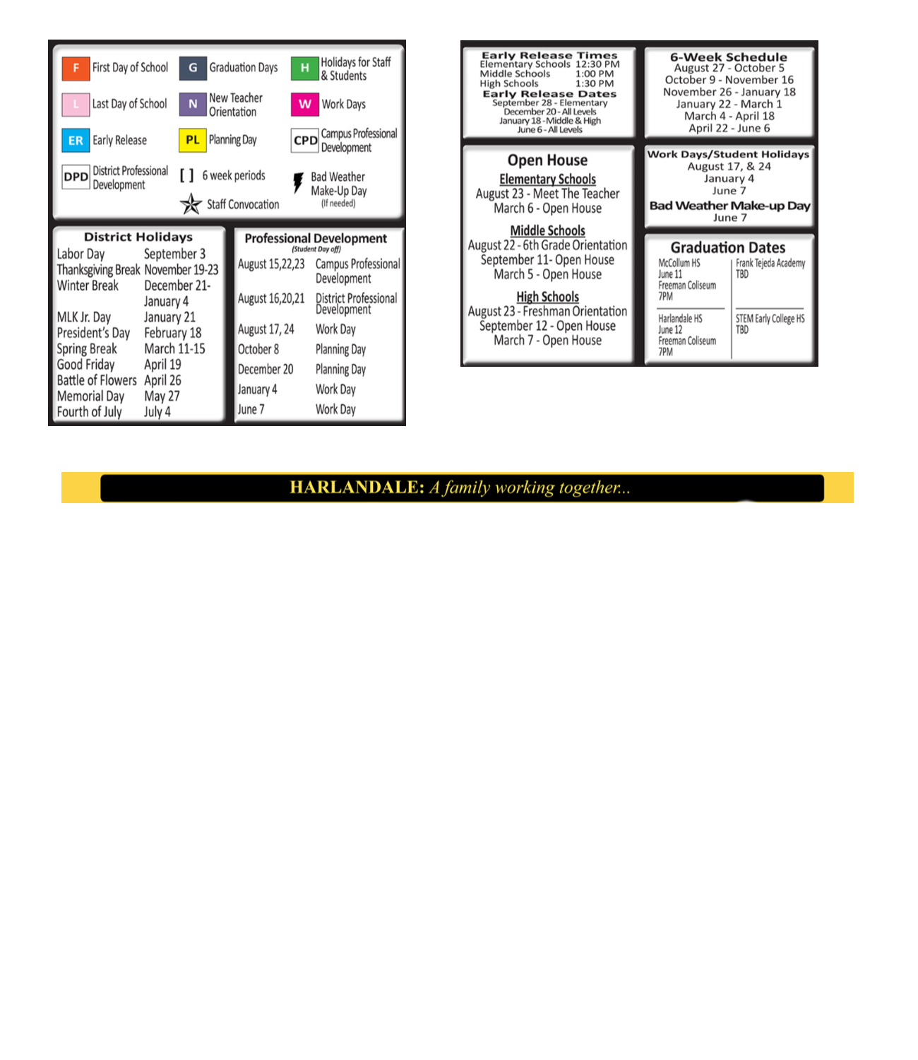 District School Academic Calendar Key for Gillette Elementary