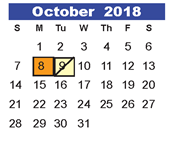 District School Academic Calendar for Greentree Elementary for October 2018