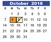 District School Academic Calendar for Pineforest Elementary for October 2018