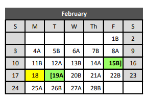 District School Academic Calendar for Whitley Road Elementary for February 2019