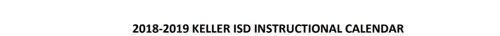 District School Academic Calendar for Independence Elementary