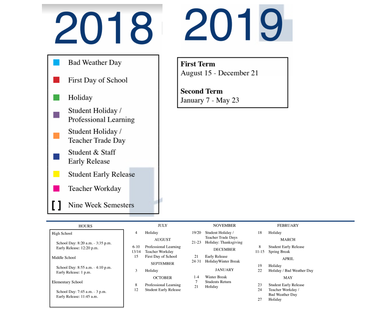 District School Academic Calendar Key for Dale Jackson Career Ctr