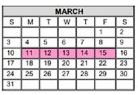 District School Academic Calendar for Mcauliffe Elementary for March 2019