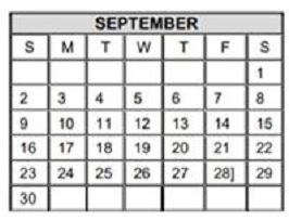 District School Academic Calendar for Fields Elementary for September 2018