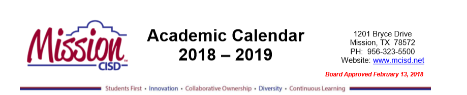 District School Academic Calendar for Alton Elementary