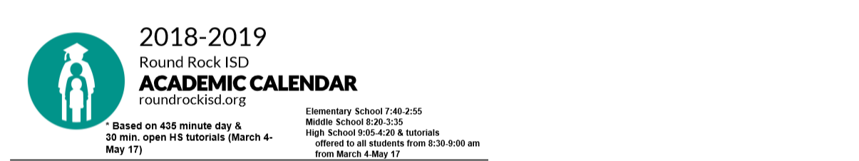 District School Academic Calendar for Round Rock Opport Ctr Daep