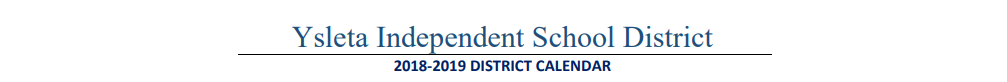 District School Academic Calendar for Desert View Middle School