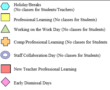 District School Academic Calendar Legend for Brazoria Co J J A E P