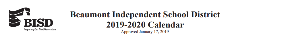 District School Academic Calendar for South Park Middle