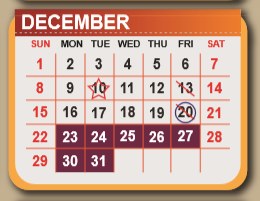District School Academic Calendar for Dena Kelso Graves Elementary for December 2019