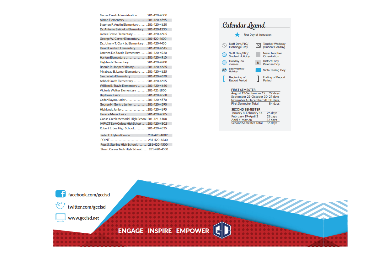 District School Academic Calendar Key for Lorenzo De Zavala Elementary