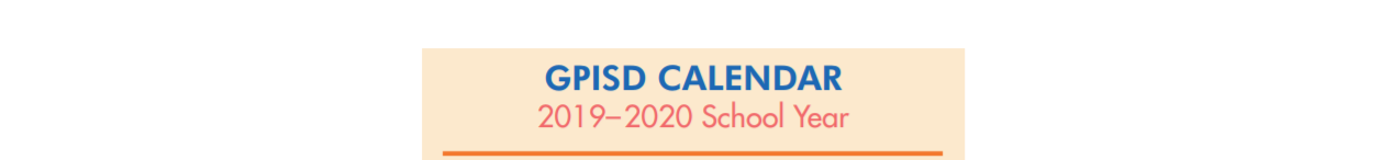 District School Academic Calendar for Lamar Alternative Education Program