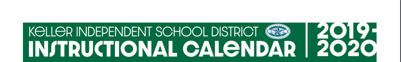 District School Academic Calendar for Keller High School