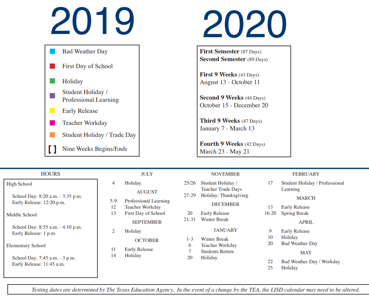 District School Academic Calendar Key for Griffin Middle