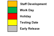District School Academic Calendar Legend for Alton Elementary